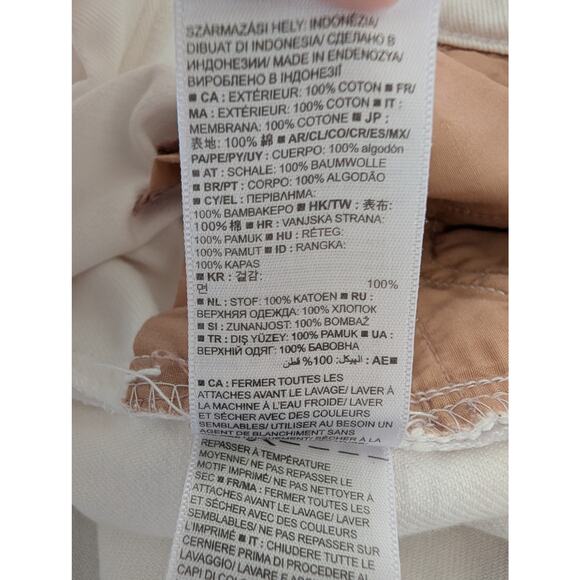 Gap Women Jeans, GAP 1969 White Original Summer Flare Jeans, Sz 10/34R - Picture 4 of 9